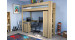 Dubová patrová postel Junior 5