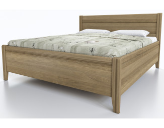 Dubová postel Daša s úložným prostorem