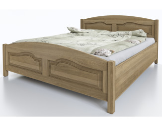 Dubová postel Vanesa s úložným prostorem