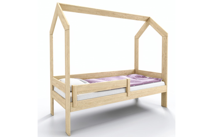 Dětská postel domeček z jasanového dřeva