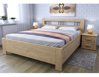 Jasanová postel Perla s úložným prostorem