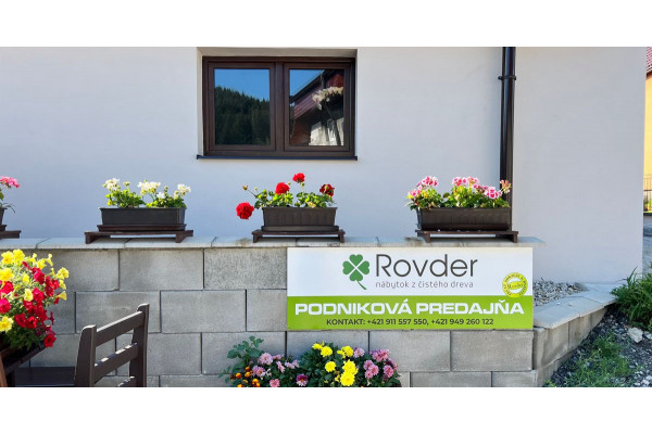 Prodejna nábytku Rovder Nábytok s.r.o. - Svrčinovec