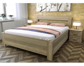 Dubová postel Romana s úložným prostorem
