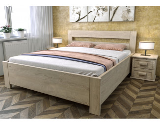 Jasanová posteľ Romana s úložným prostorem
