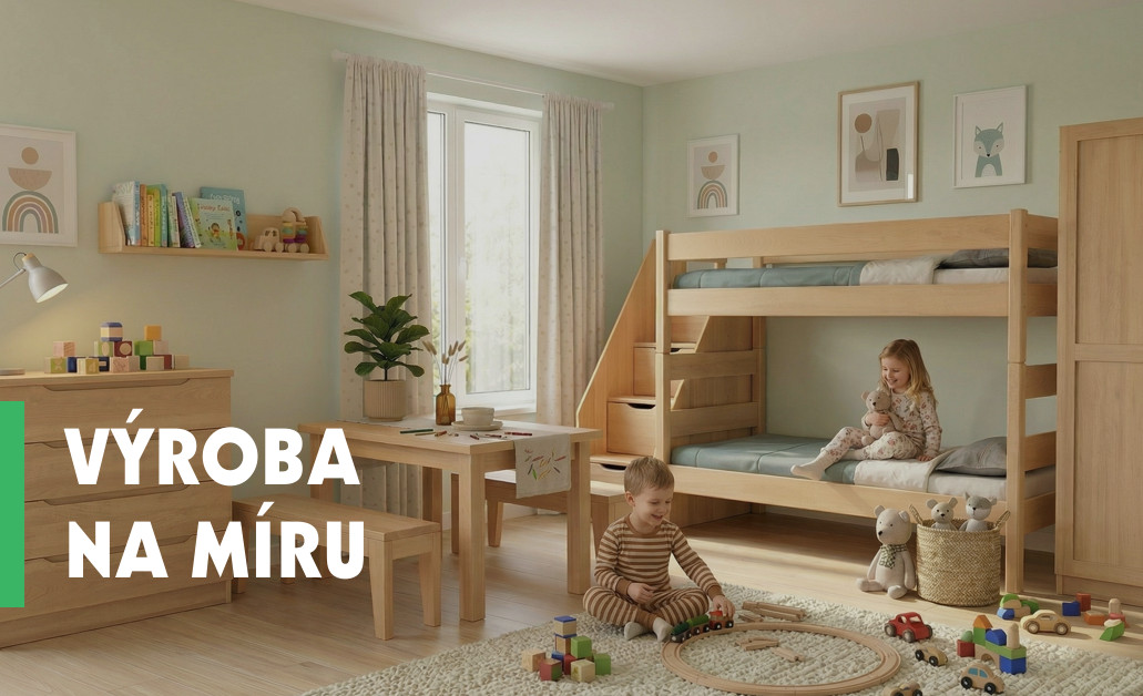 Drevená rozkladací postel