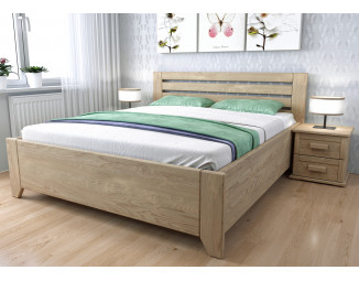 Jasanová postel Vanda s úložným prostorem